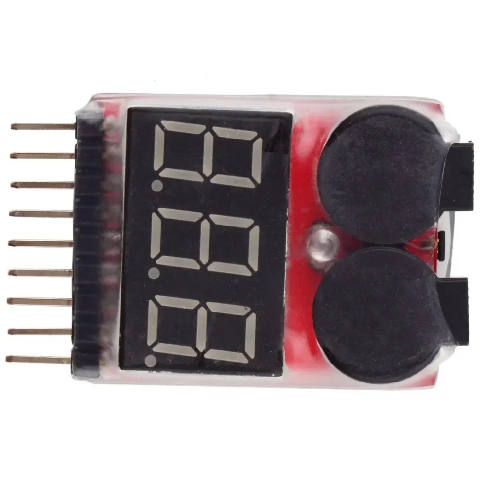 Drone Battery Alarm - 1/2/5PCS RC จอแสดงผลแรงดันไฟฟ้าแบตเตอรี่ต่ํา ALARM Buzzer BX100