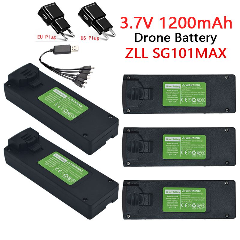 Drone Battery Balance Charger - มาพร้อมอุปกรณ์ชาร์จ แบตเตอรี่ 3.7V 1200mAh SG101 MAX