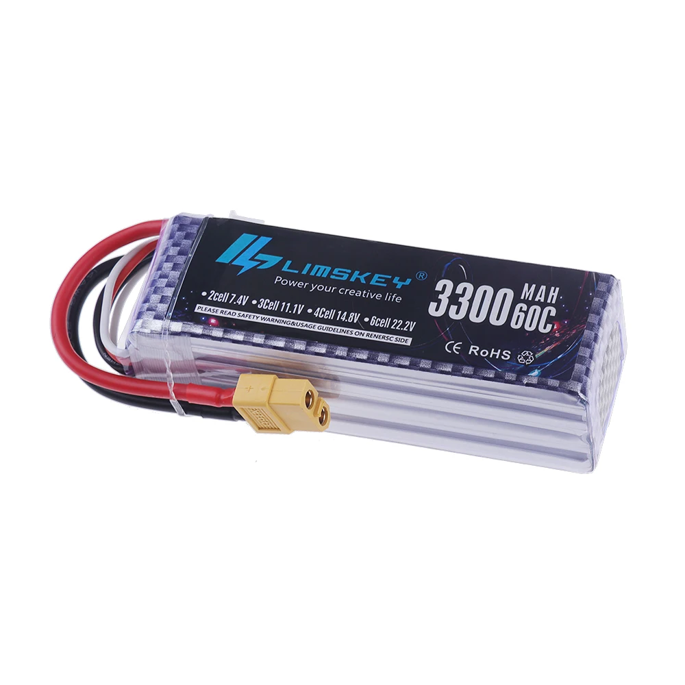 แบตเตอรี่ 4S LiPo 14.8V 3300mA - Drone Battery 4S บทวิจารณ์และราคา
