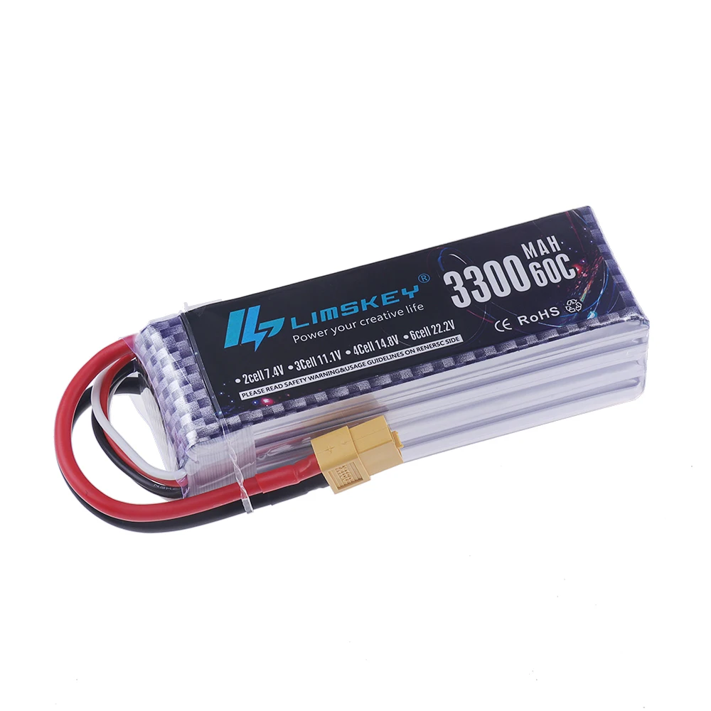 แบตเตอรี่ 4S LiPo 14.8V 3300mA - Drone Battery 4S บทวิจารณ์และราคา