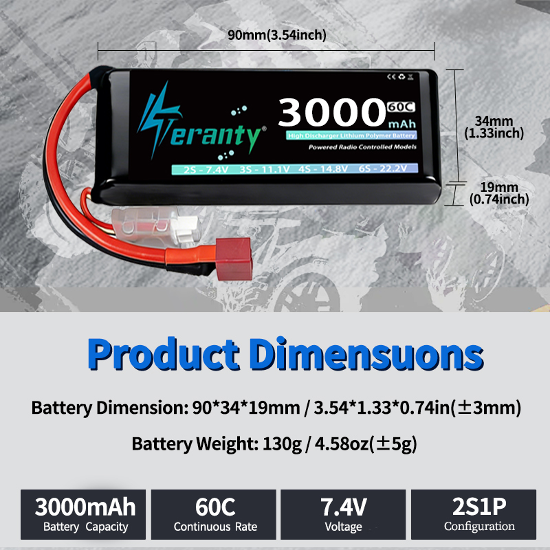 แบตเตอรี่ลิเธียมโพลิเมอร์ TERA - Drone Battery 4S บทวิจารณ์และราคา