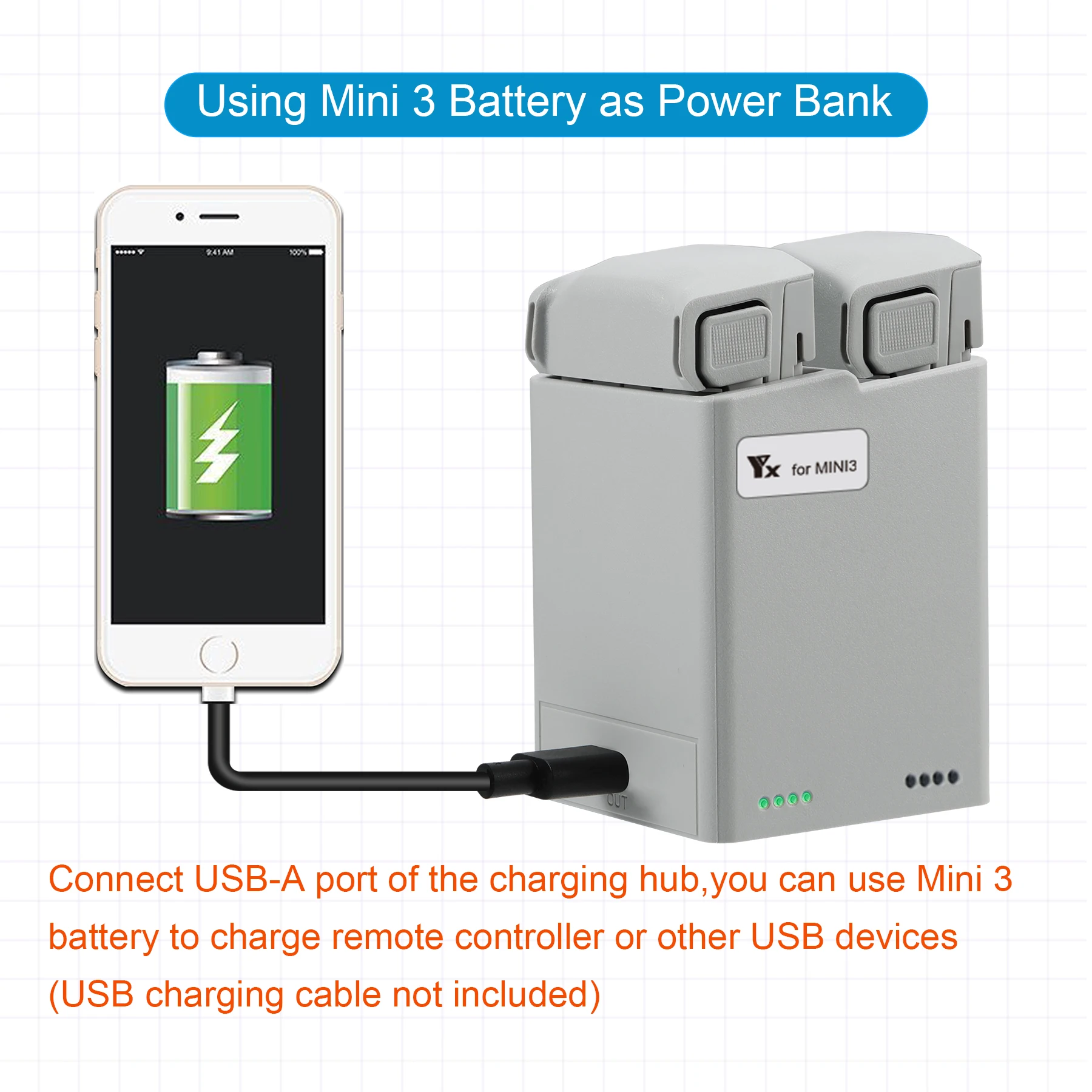 ฮับชาร์จสำหรับ DJI MINI 4 Pro  - Drone Battery Balance Charger บทวิจารณ์และราคา