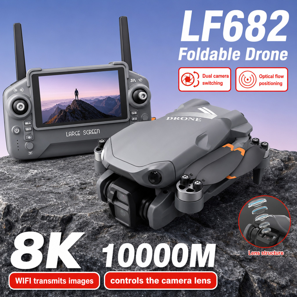 โดรนถ่ายภาพทางอากาศ LF682 8K H - Drone Battery Charger บทวิจารณ์และราคา