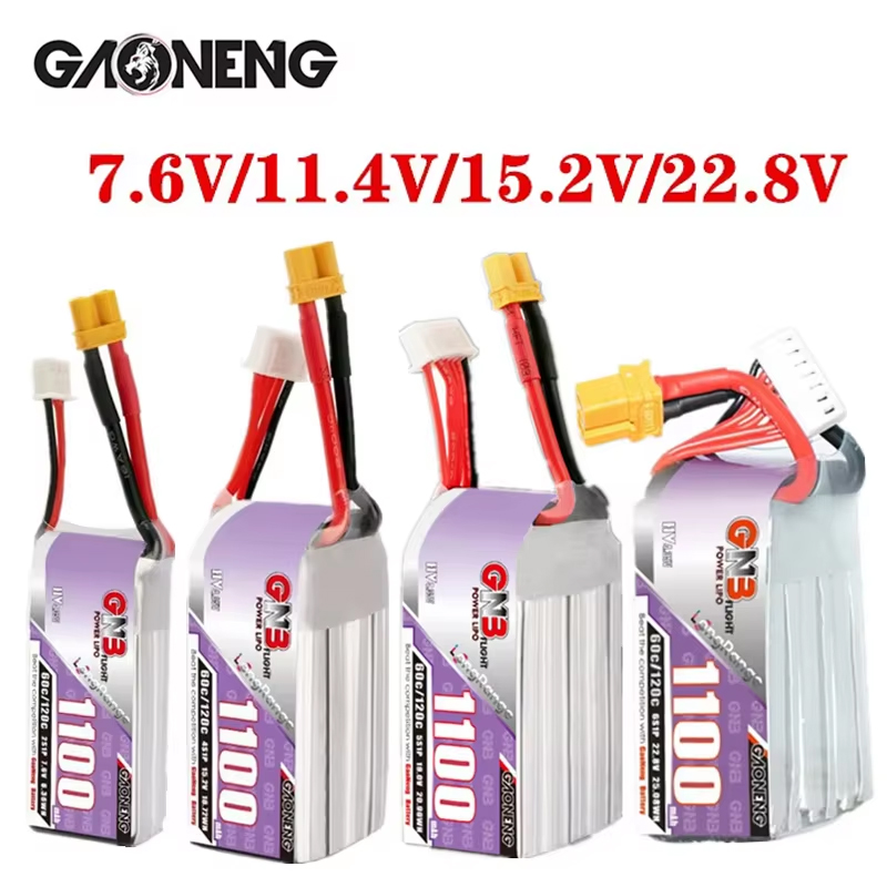 GNB 1100mAh 2S 3S 4S 6S 60C/12 - Drone Battery 4S บทวิจารณ์และราคา