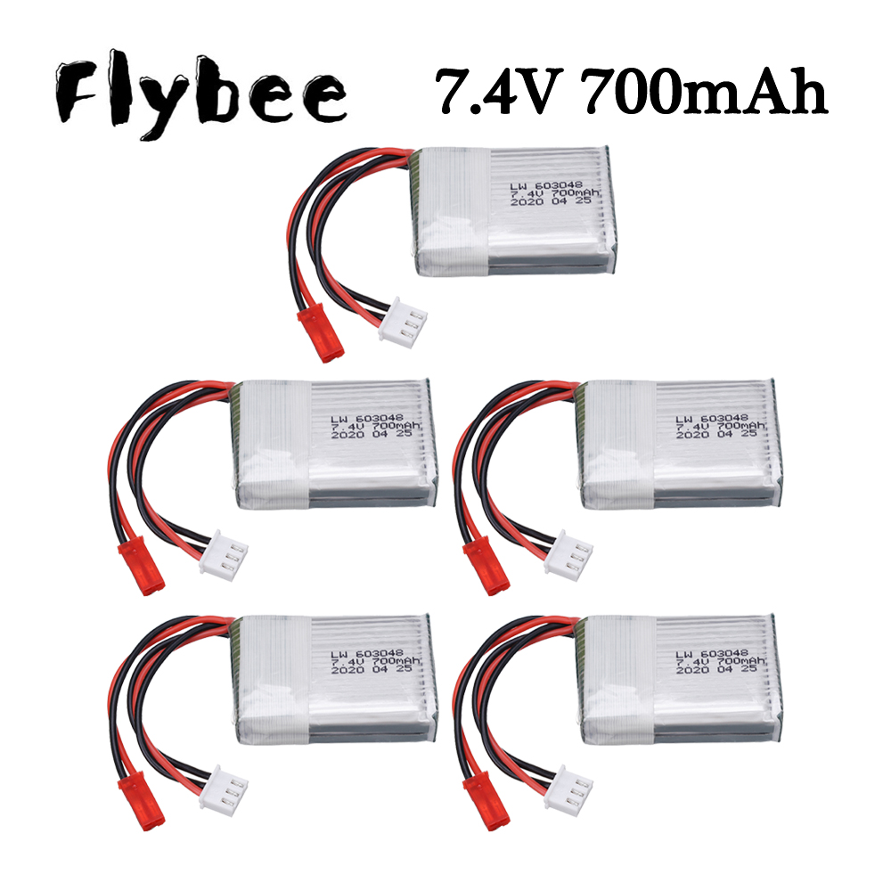 7.4V 700mAh 25c แบตเตอรี่ Lipo - Drone Battery Connector บทวิจารณ์และราคา