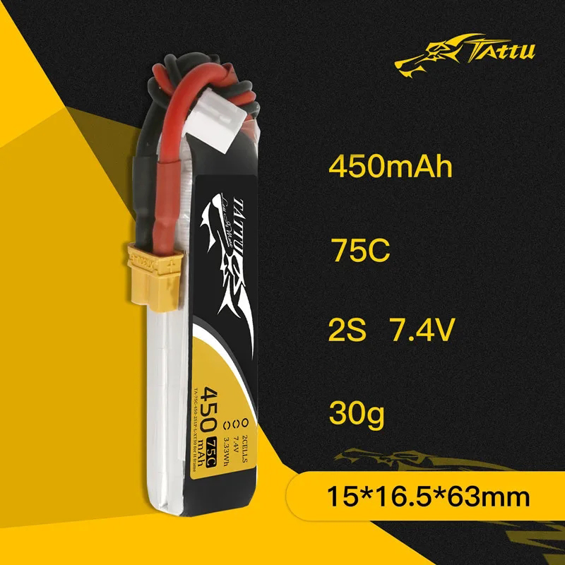 แบตเตอรี่ Tattu ใหม่450/500/55 - Drone Battery 4S บทวิจารณ์และราคา