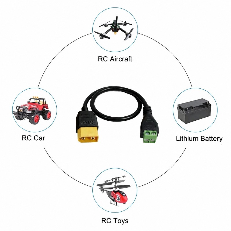 สายอะแดปเตอร์ XT60 ตัวผู้-ตัวเ - Drone Battery Balance Charger บทวิจารณ์และราคา